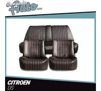 Rivestimento sedili anteriori E Panchina Posteriore per Citroën DS IN Finta Nero