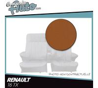 Rivestimento sedili anteriori E Panchina Posteriore per Renault R16 Tx IN Cognac