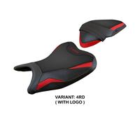 Rivestimento sella Abrantes Rosso RD + logo Tpz comp KAWASAKI Z 250 2019 2020 Id
