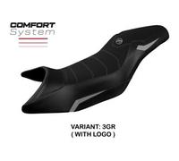Rivestimento sella compatibile CF Moto 650 MT (19-23) modello Maine comfort system 3GR (grigio) CON LOGO