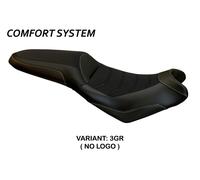 Rivestimento sella CS Elba Total Black Grigio TPZ KAWASAKI VERSYS 650 2007 2022