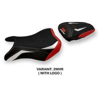 Rivestimento sella Derby SpCol Bianco-Rosso TPZ +Lg SUZUKI GSX S 750 2017 2021