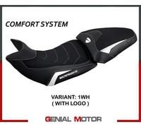 Rivestimento Sella Haria Bianco WH+logo T.I.Ducati Multistrada V2 2021>2023