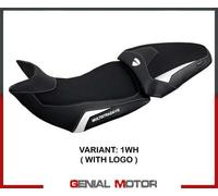 Rivestimento sella Haria Bianco WH+logo T.I. per Ducati Multistrada V2 2021>2023