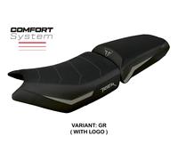 Rivestimento sella Hatten Grigio + logo Tpz comp TRIUMPH TIGER 900 2024 2026 OF