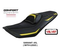 Rivestimento sella Kiko Giallo YL + logo TPZ Yamaha T-Max 560 2022 2026