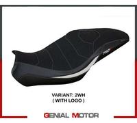 Tappezzeria Italia Rivestimento sella compatibile Benelli 752 S (19-23) modello Lima ultragrip 2WH (bianco) CON LOGO