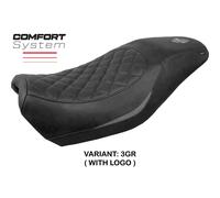 Rivestimento sella Miami Grigio +logo Tpz HARLEY DAV ST 500/750 2016 2021 FG