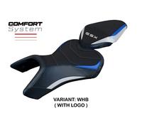 Rivestimento sella Niigata Bia-Blu + logo Tpz comp SUZUKI GSX 8S 2023 2026 HA