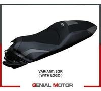 Rivestimento sella Nilli Grigio GR + logo T.I. per Honda ADV 350 2022 > 2023