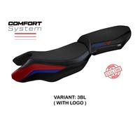 Rivestimento sella Puma Nero BL + logo Tpz compatibile BMW R 1250 R 2019 2026 ft