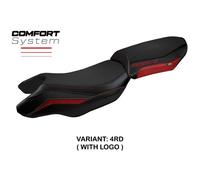 Rivestimento sella Puma Rosso RD + logo Tpz compatibile BMW R 1250 R 2019 2026