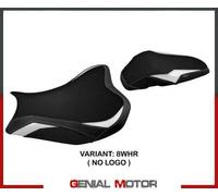 Tappezzeria Italia Rivestimento sella compatibile Kawasaki Z 900 (17-23) modello Shara NO LOGO 8WHR (bianco-rosso)