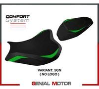 Tappezzeria Italia Rivestimento sella compatibile Kawasaki Z 900 (17-23) modello Shara comfort system NO LOGO 5GN (verde)