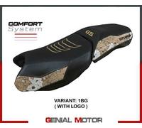 Rivestimento Sella Soho Beige BG+logo T.I.BMW R 1250 GS Adventure 2019>2023