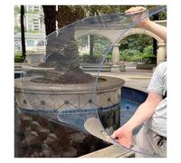 Rivestimento Tetti Lastra Resistente Ai Raggi Uv 1mm Spesso Elevata Trasparenza Esterno Serra Pannelli di Ricambio Terrazze Gazebo(1.56x4m)