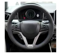Rivestimento Volante Auto Per Suzuki Per Ignis | Leather, DIY stitching, protects the steering wheel from wear and tear.(Linea gialla)