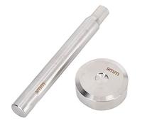 Rivet Punch Leather Craft Tool Stainless Steel Double Sided Rivet Setter Base Kit for Leather Craft Professionals Hobbyists 110MM 4.3in 1pc Base 1pc Mounting Rod Christmas Gifts