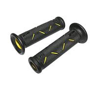 Rivettamento Maniglia Prorip on Road 717 Doppia densità Open End Nero/Giallo 122 mm (Coppia) (Strada)