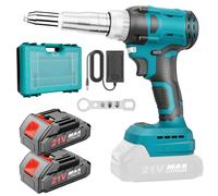 Rivettatrice a Batteria Compatibile con Makita 21V Batteria Pistola per Rivetti