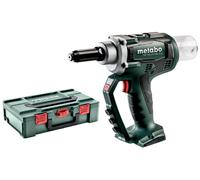 Metabo Pistola per rivetti ciechi a batteria NP 18 LTX BL 5.0 (619002840) metaBOX 145 L Metabo