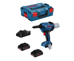 Rivettatrice BOSCH GRG 18V-16 C (2 x 4,0 Ah ProCORE + GAL18V-40 + L-Boxx 136)