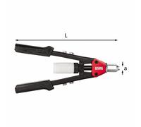 Rivettatrice diritta compatta 5 testine intercambiabili U09950004 USAG 995 LA