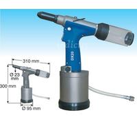 Rivettatrice DX20 oleopneumatica con trattenuta rivetto recupero chiodo by SACTO