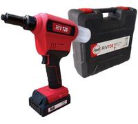 Rivettatrice elettrica a batteria professionale rivetti alluminio acciaio Rivit