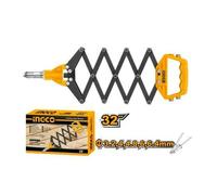 Rivettatrice Estensibile x Rivetti da 3,2, 4, 4,8, 6, 6,4 mm INGCO professionale