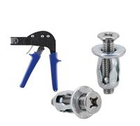 Rivettatrice M4 M5 M6 con kit di rivetti a brugola, a forma petalo, morsetti for pannelli, dadi ad espansione, viti, bulloni, inserti for per Inserti Filettati(Color 4,M5x18)