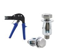 Rivettatrice M4 M5 M6 con kit di rivetti a brugola, a forma petalo, morsetti for pannelli, dadi ad espansione, viti, bulloni, inserti for per Inserti Filettati(Color 9,M5x18)