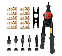 Rivettatrice manuale a risparmio di manodopera da 12 pollici Rivettatrice manuale a dado BT-606 Rivettatrice manuale a doppio inserto con dadi Per uso fai da te