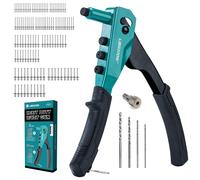 Rivettatrice Manuale Professionale Kit Pistola per Rivetti Pop Strumento per
