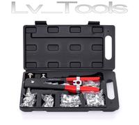 RIVETTATRICE MANUALE RIVETTI COMPLETA DI ACCESSORI M3-M8 106pz