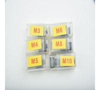 Rivettatrice manuale strumento di ricambio testa mandrino per rivettatrice M5 M6 M8 M10, in acciaio per pezzo di ricambio per rivetto dado rivettatrice manuale (-M4-M5-M6-M8-M10)