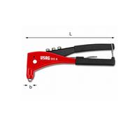 Rivettatrice Manuale USAG 995 A con 4 Testine Intercambiabili 2,4-4,8 mm
