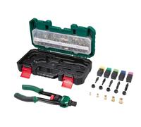 RIVETTATRICE PARKSIDE KIT 151 PEZZ X INSERTI RIVETTI FILETTATI M5 M6 M8 M10 M12