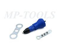 RIVETTATRICE PER AVVITATORI TRAPANO ADATTATORE ATTACCO ESAGONALE GEKO G01346