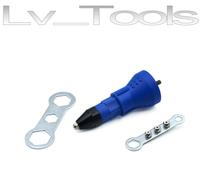 RIVETTATRICE PER AVVITATORI TRAPANO ADATTATORE ATTACCO ESAGONALE GEKO G01346