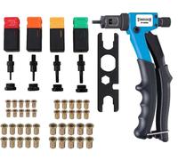 RIVETTATRICE PER INSERTI FILETTATI COMPLETA DI 200 INSERTI ASSORTITI FERVI 0469