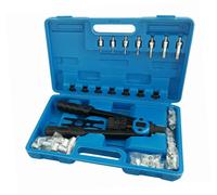 KIT 116 PZ RIVETTATRICE PER INSERTI RIVETTI FILETTATI M3 M4 M5 M6 M8 M10 M12