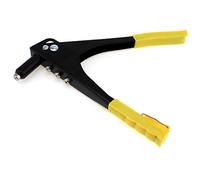 Rivettatrice,Pistola Rivettatrice Strumenti di livello professionale in acciaio inox manuale a doppia maniglia Rivet Pull Willow tappo di metallo legno tiri Rivet mano