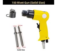 Rivettatrice pneumatica con manico stabile e punte da trapano a cambio rapido