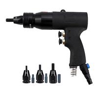 Rivettatrice pneumatica idraulica industriale - Kit di attrezzi Rivnut Premium per M3 M4 M5 M6 M8 M10 M12 - Potente pistola per rivetti ad aria perfetta per rivetti ciechi e dadi piatti - Rivettatrice