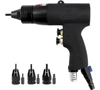 Rivettatrice pneumatica, kit di rivetti ciechi con funzione autobloccante e velocità regolabile per dadi