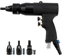 Rivettatrice pneumatica, kit di rivetti ciechi con funzione autobloccante e velocità regolabile per dadi