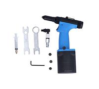Rivettatrice pneumatica KV-7081, pistola per rivetti pneumatica con capacità da 2,4 a 4,8 mm, strumento di rivettatura idraulica di grado industriale per rivetti in alluminio,