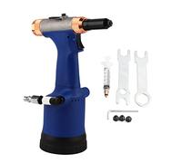 Rivettatrice Pneumatica, Pistola per Rivetti 2.4-4.8mm, Strumento Idraulico per Rivetti - Alta Tensione, Traghetto Universale, Uso Industriale e Riparazione (KP-708)
