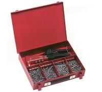 Rivettatrice Sacto Manuale in Valigetta Metallica Art. C-DX4 Con Rivetti